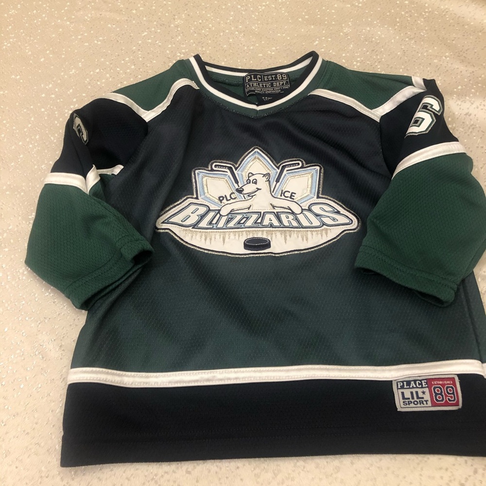 Toddler hockey jersey size 24 months